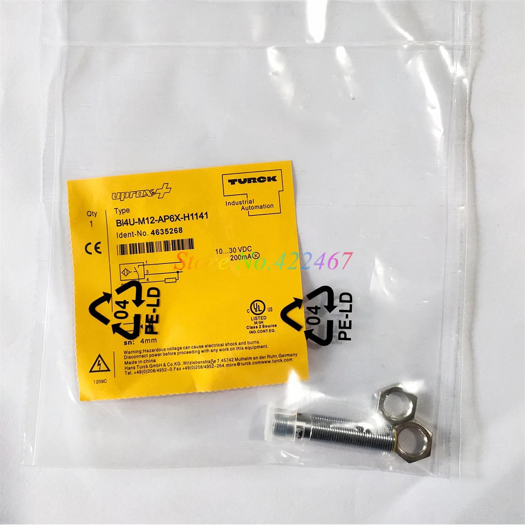 BI4U-M12-AP6X-H1141 BI4U-M12-AN6X-H1141 เซ็นเซอร์สวิตช์ความใกล้เคียง M12 ใหม่คุณภาพสูง