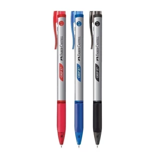ปากกาลูกลื่น Faber Castell พาสเทล รุ่น Grip X แบบกด ขนาด 0.5 MM และ 0.7 MM ยกกล่อง (10 แท่ง)