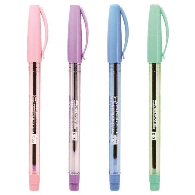 ปากกาลูกลื่น Faber-Castell 1444 ด้ามพาสเทล ขนาดหัว 0.5 MM - รูปที่ 2