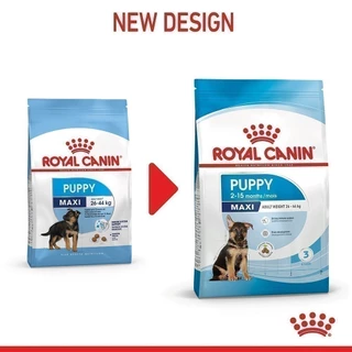 Royal Canin Maxi Puppy 1kg อาหารเม็ดลูกสุนัข พันธุ์ใหญ่ อายุ 2-15 เดือน (Dry Dog Food, โรยัล คานิน)