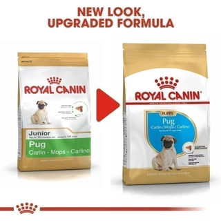 Royal Canin Pug Puppy 1.5kg อาหารเม็ดลูกสุนัข พันธุ์ปั๊ก อายุต่ำกว่า 10 เดือน (Dry Dog Food, โรยัล คานิน)