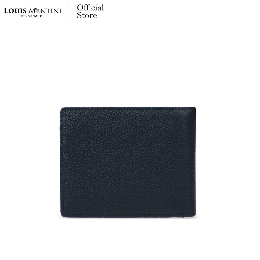 Louis Montini (Minimal Style) กระเป๋าสตางค์หนังวัวแท้ กระเป๋าผู้ชายหนังแท้ สไตล์เรียบง่าย MEN’s WALLET TTM092