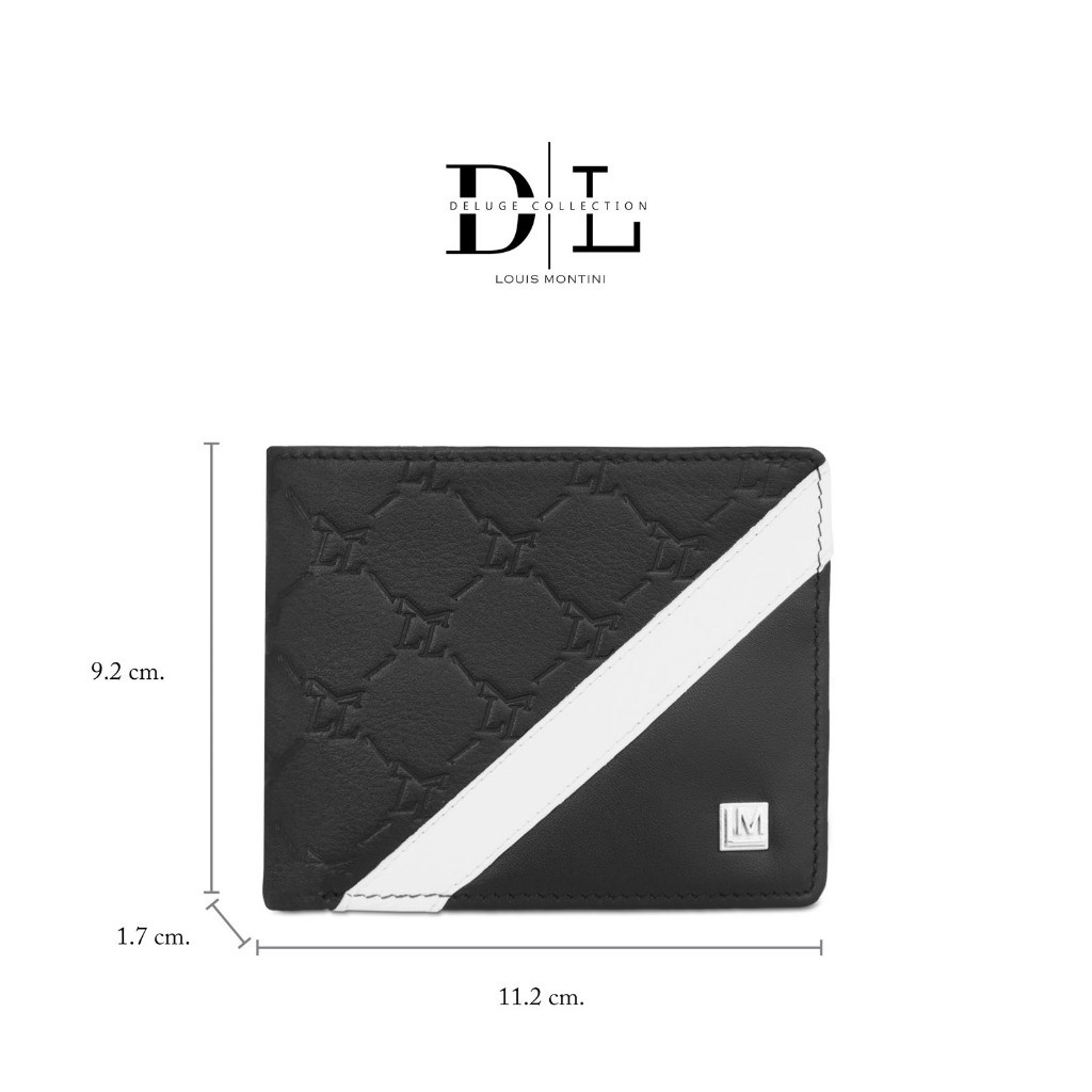 Louis Montini (DL Deluxe) กระเป๋าสตางค์ผู้ชายหนังวัวแท้ Men's Wallet TTM125