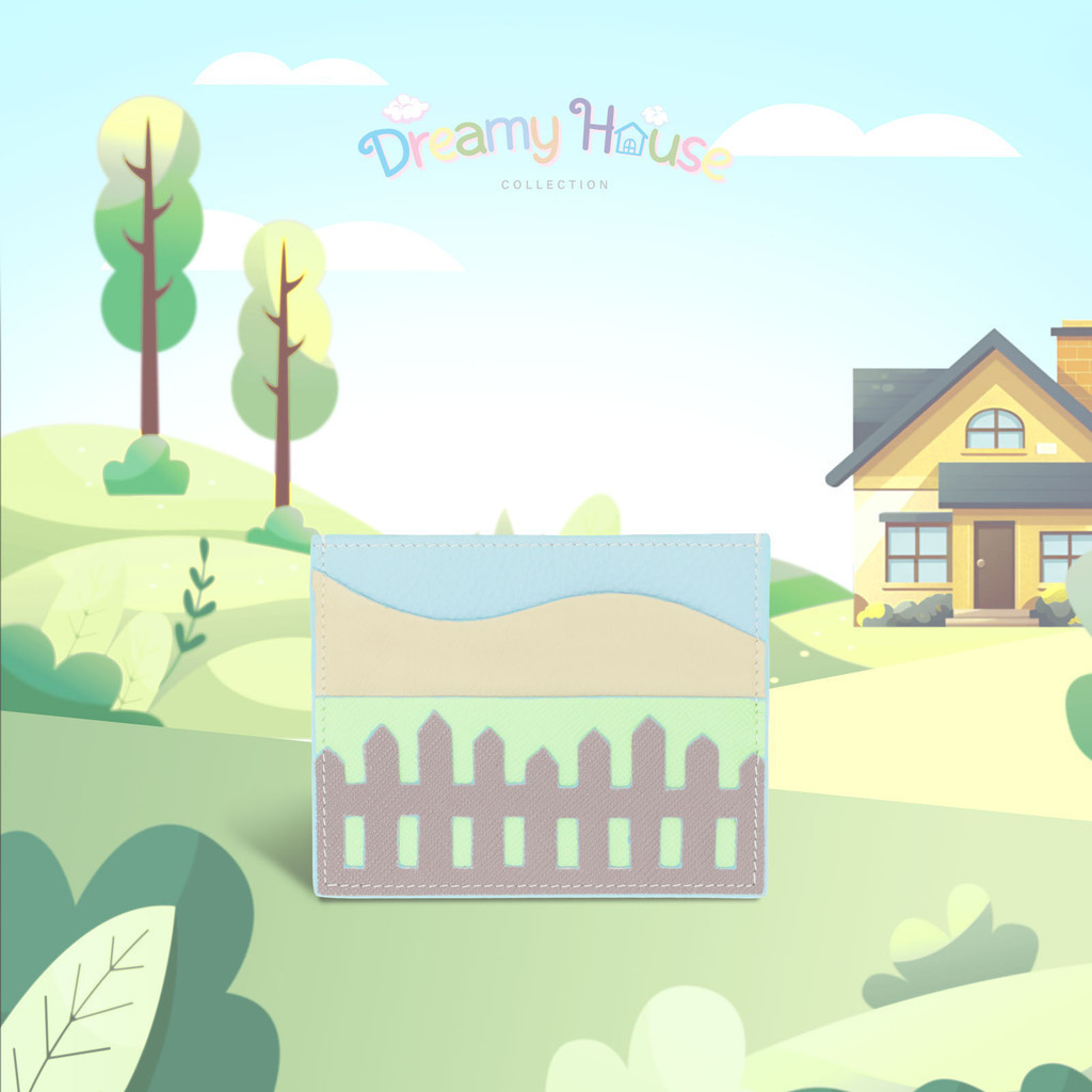 Louis Montini (Dreamy House) กระเป๋าใส่บัตรเครดิต หนังวัวแท้ WK33