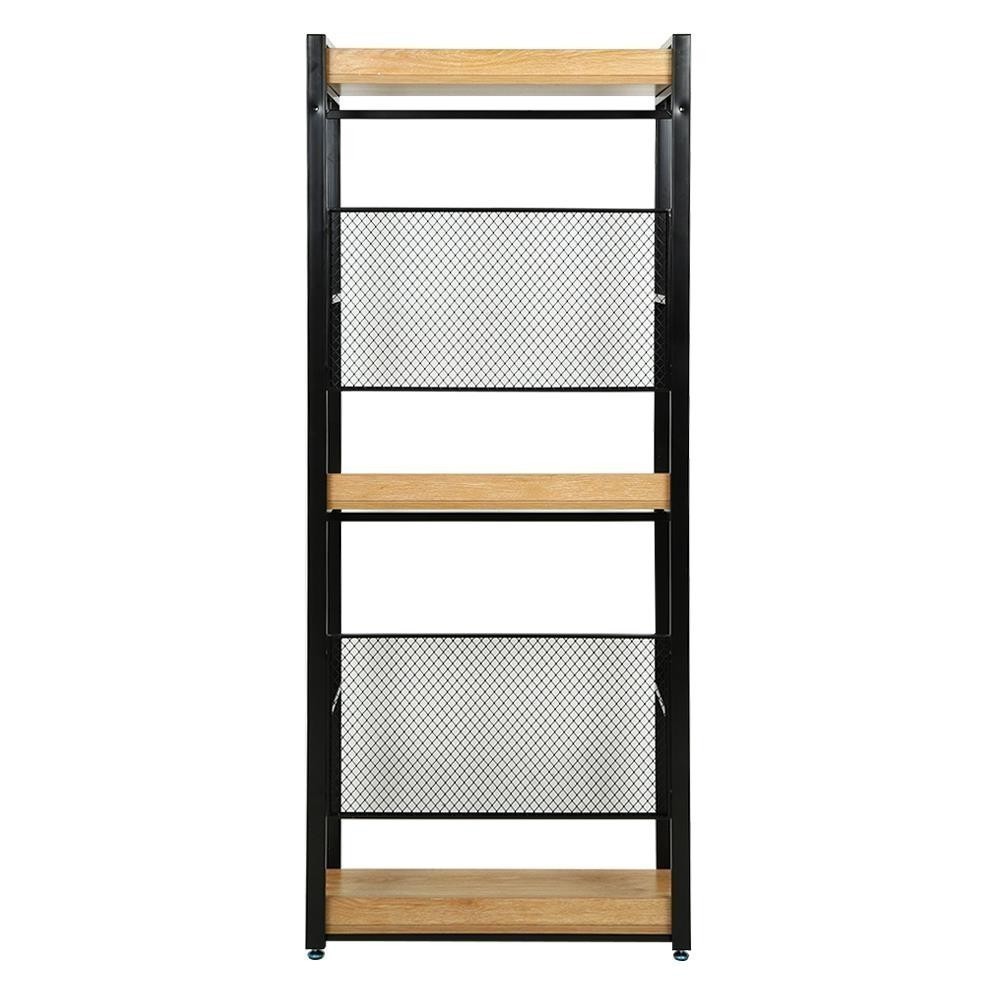 FURDINI ตู้เสื้อผ้า PLANK W10-800-3 สีน้ำตาล/ดำ จัดส่งโดย HomePro - รูปที่ 2