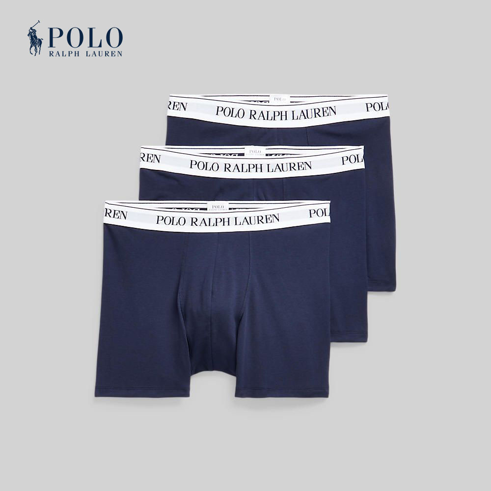 Polo Ralph Lauren Underwear Stretch Cotton 3-Pack กางเกงชั้นใน Boxer Briefs รุ่น MAPOUND01720094 สี 