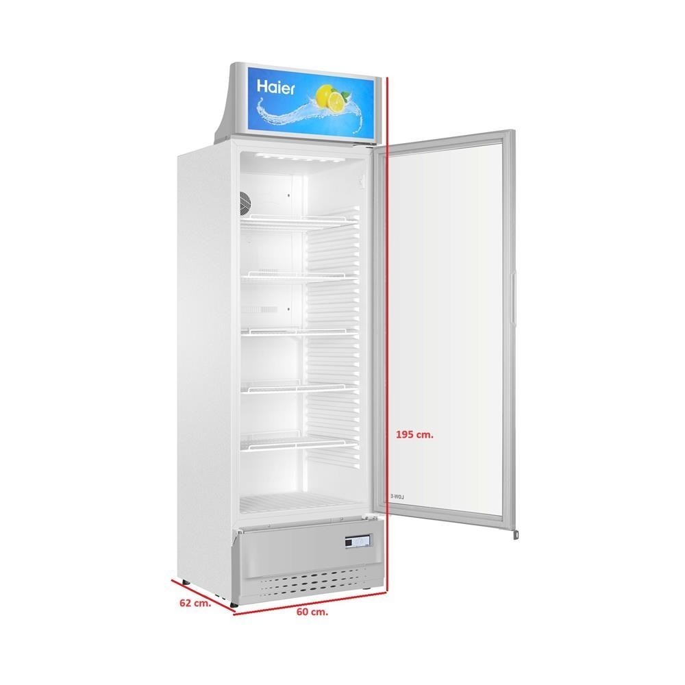 HomePro ตู้เครื่องดื่ม 1 ประตู  SC-340BC-V4 11.3 คิว สีขาว แบรนด์ HAIER