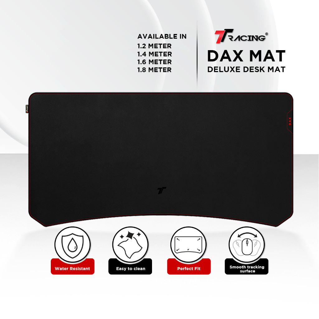 TTRacing DAX Mat - Desk Mat Mousepad แผ่นรองโต๊ะ แผ่นรองเมาส์ กันน้ำ, กันลื่น, วัสดุ PU เกรดพรีเมียม, มีให้เลือกสี่ขนาด
