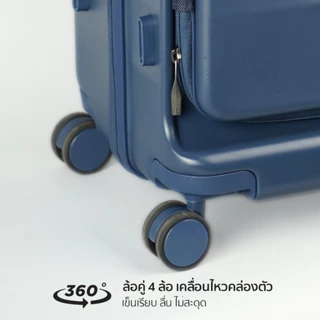 [รับประกัน 5 ปี] ROLLICA กระเป๋าเดินทาง ขนาด 28 นิ้ว รุ่น BERLINN EXTRA PLUS ซิปกันโจรกรรม 2 ชั้น มีระบบล็อค TSA LOCK
