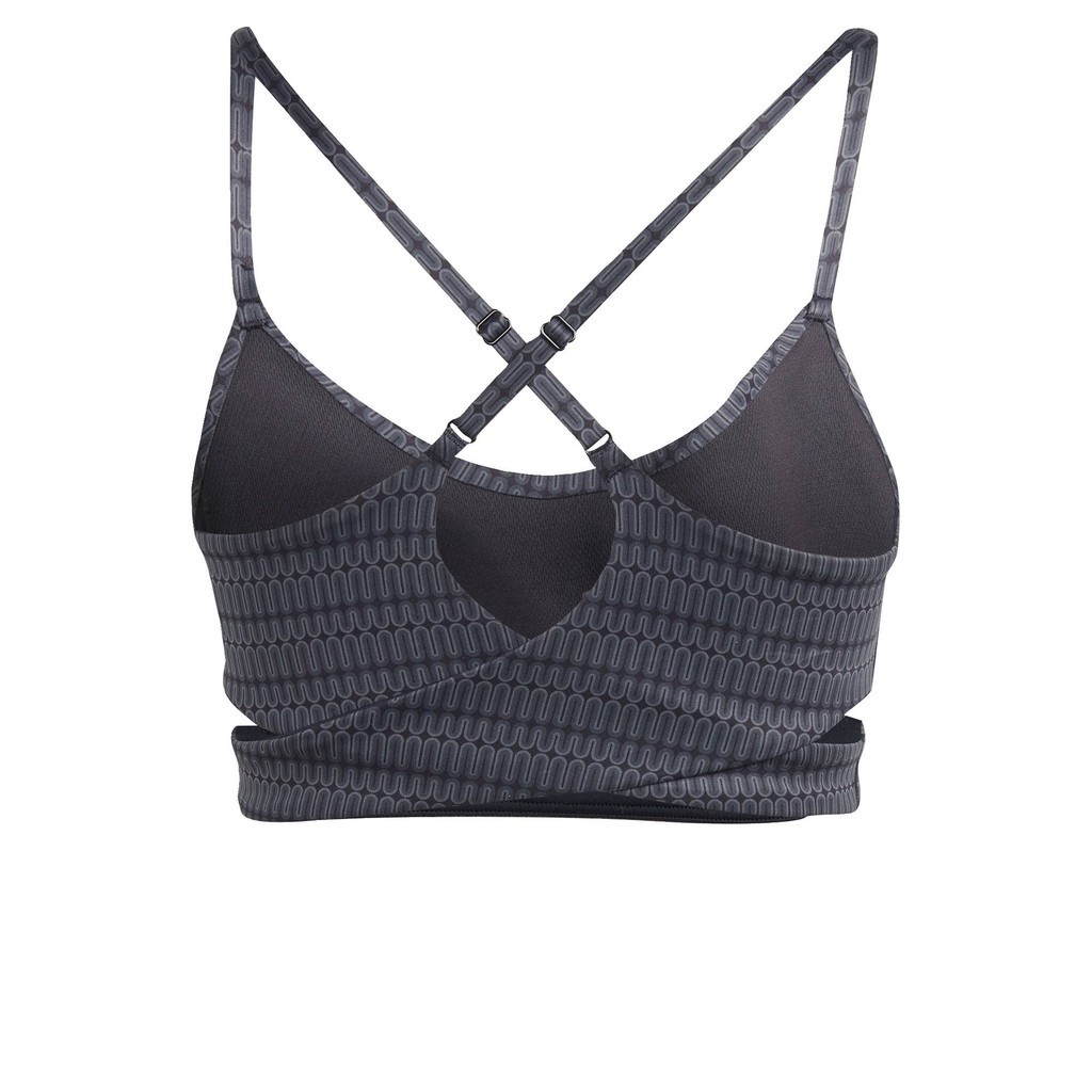adidas Gym & Training Yoga Studio Light-Support Bra Women Grey IL9574 - รูปที่ 4