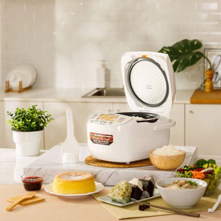 (สินค้าพร้อมส่ง) Zojirushi หม้อหุงข้าวไฟฟ้าไมโครคอมพิวเตอร์ 1.8 ลิตร รุ่น NL-DSQ18-WA รับประกัน 1 ปี