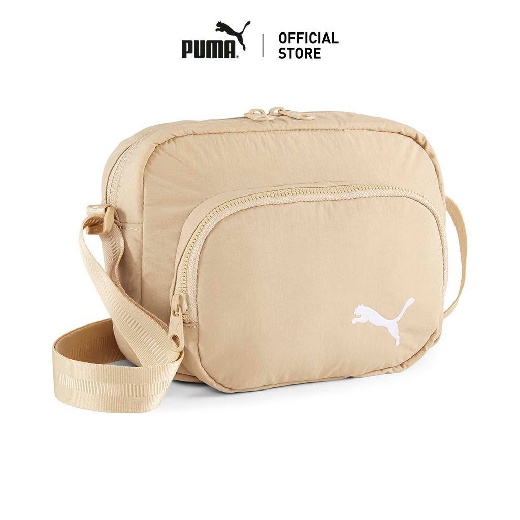 PUMA BASICS - กระเป๋าสะพายข้าง Core Her Compact สีเบจ - 09028401