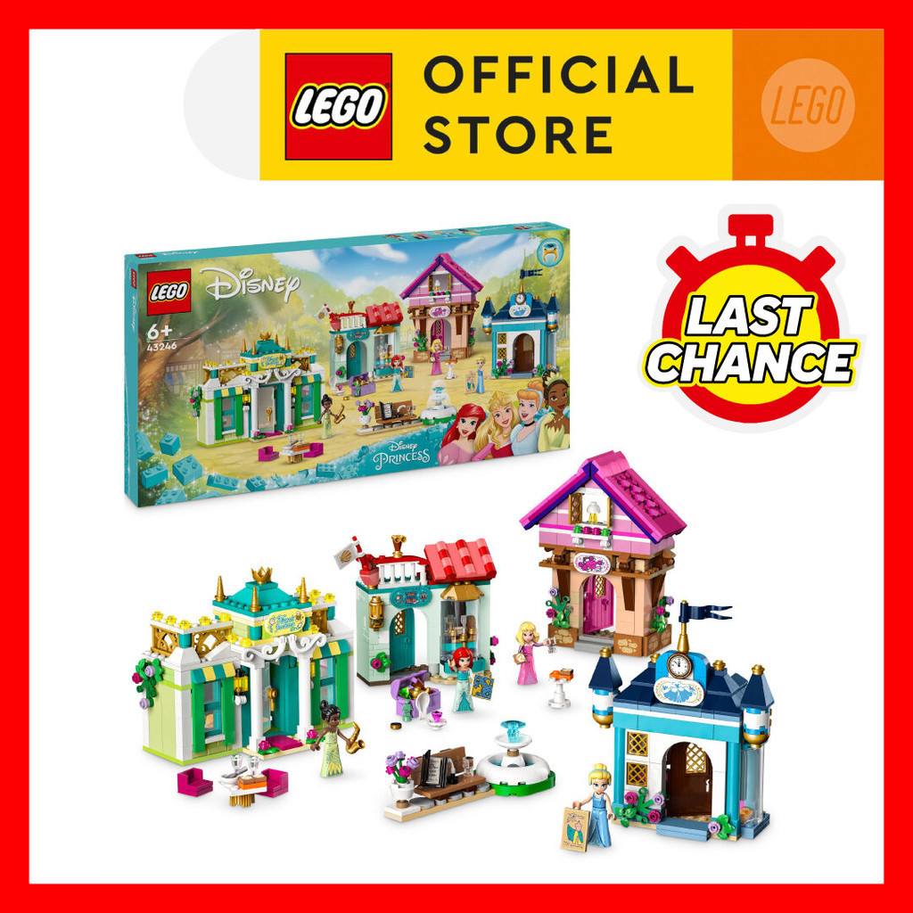 LEGO Disney Princess 43246 Disney Princess Market Adventure Building Set Toys (817 Pieces)