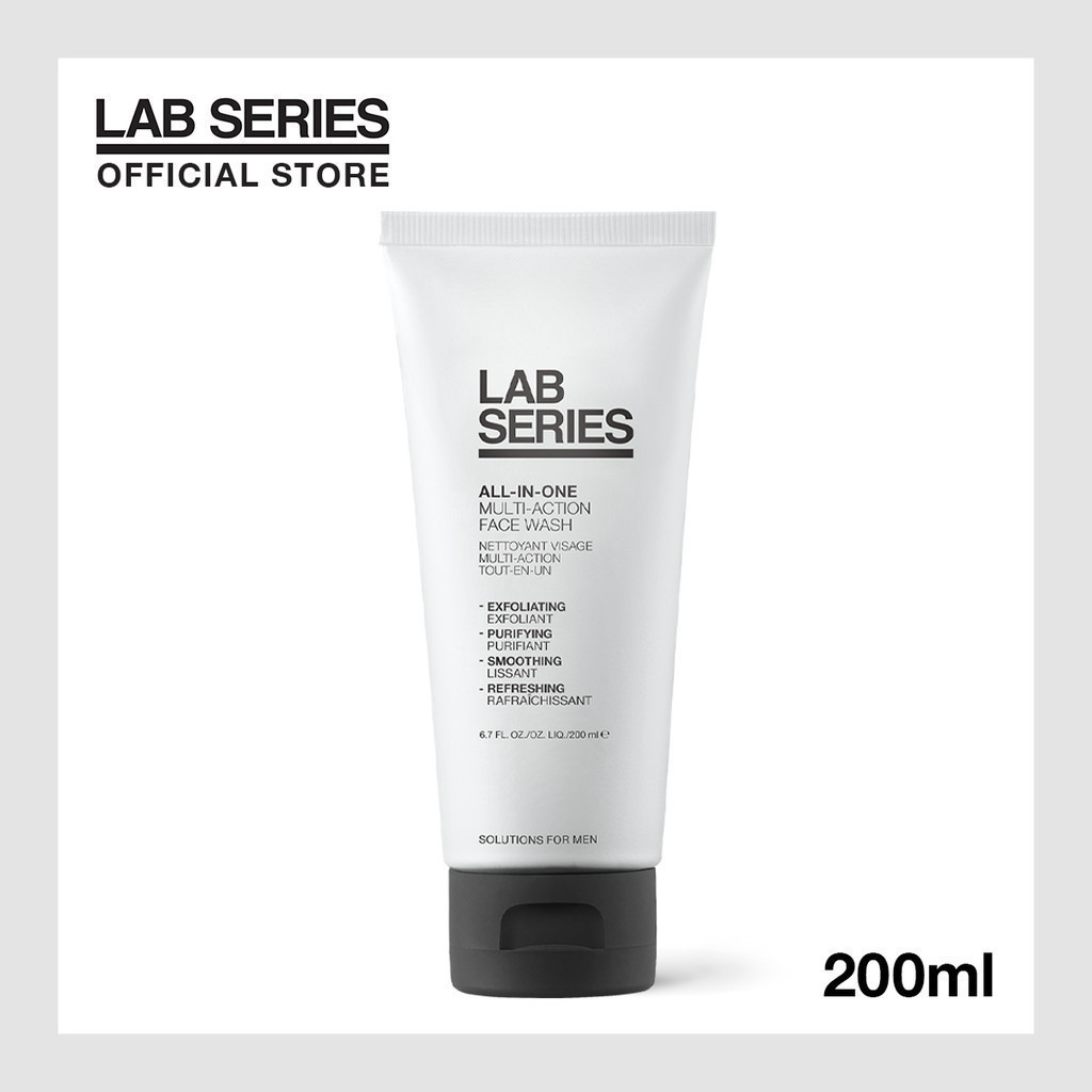 LAB SERIES All-In-One Multi-Action Face Wash 200ml โฟมล้างหน้าผู้ชายพร้อมสครับขัดผิว สกินแคร์ผู้ชาย