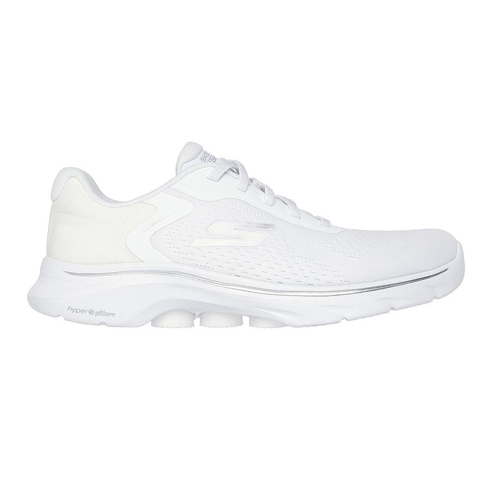 Skechers สเก็ตเชอร์ส รองเท้าผู้หญิง Women GOwalk 7 GOwalk Shoes - 125215-WHT - Air-Cooled Goga Mat