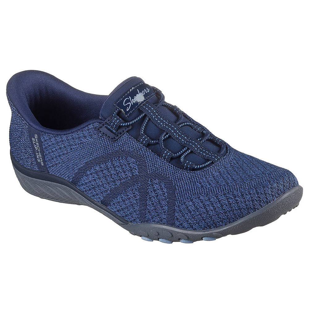 Skechers สเก็ตเชอร์ส รองเท้าผู้หญิง Women Breathe-Easy Active Shoes - 100762-NVY - Air-Cooled Memory Foam