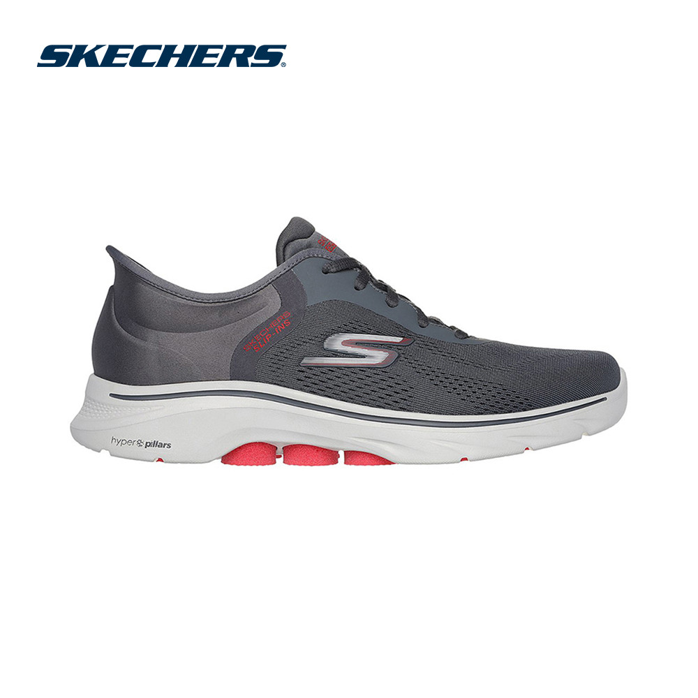 Skechers สเก็ตเชอร์ส รองเท้าผู้ชาย Men GOwalk 7 GOwalk Shoes - 216550-CCRD Air-Cooled Memory Foam