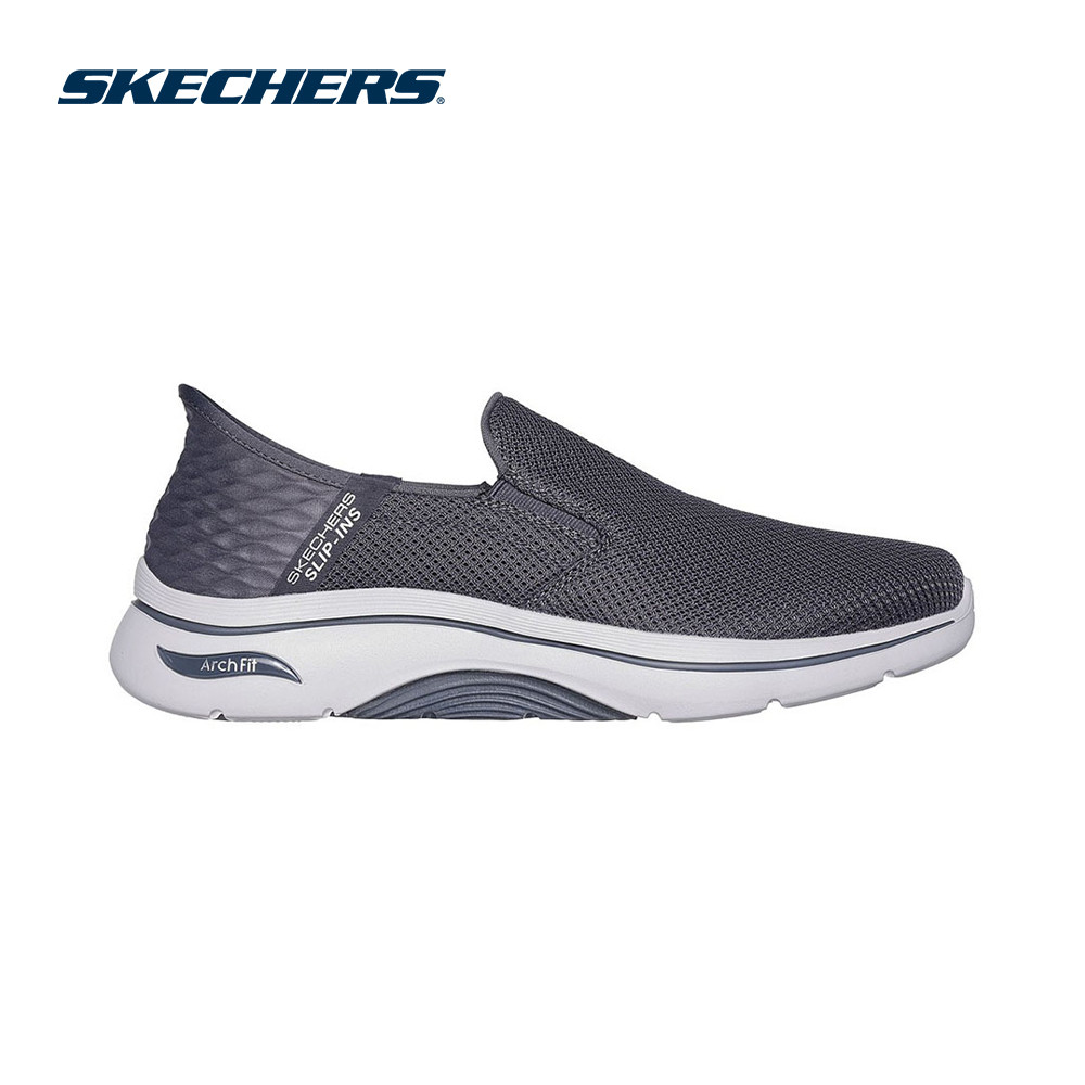 Skechers สเก็ตเชอร์ส รองเท้าผู้ชาย Men Slip-ins GOwalk Arch Fit 2.0 Hands Free 2 Walking Shoes - 216600-CHAR