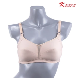 Ksara เสื้อชั้นใน KM9309 บราไร้โครง ของแท้ เกรด A เสริมฟองน้ำบาง แบบ sport เก็บเนื้อด้านข้าง กระชับเต้าทรงสวย