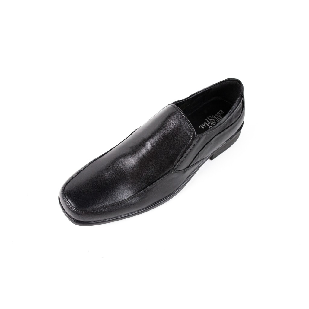 HEAVY SHOES รองเท้าแบบสวมหนังแกะรุ่น NB4902 สีดำ