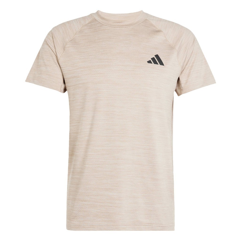adidas Gym & Training เสื้อยืด Gym+ ผู้ชาย สีเบจ JC5237 - รูปที่ 4