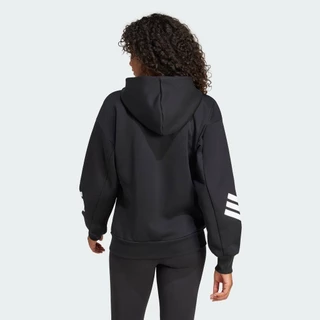 adidas Lifestyle Future Icons 3-Stripes Full-Zip Hoodie Women Black JE0171
