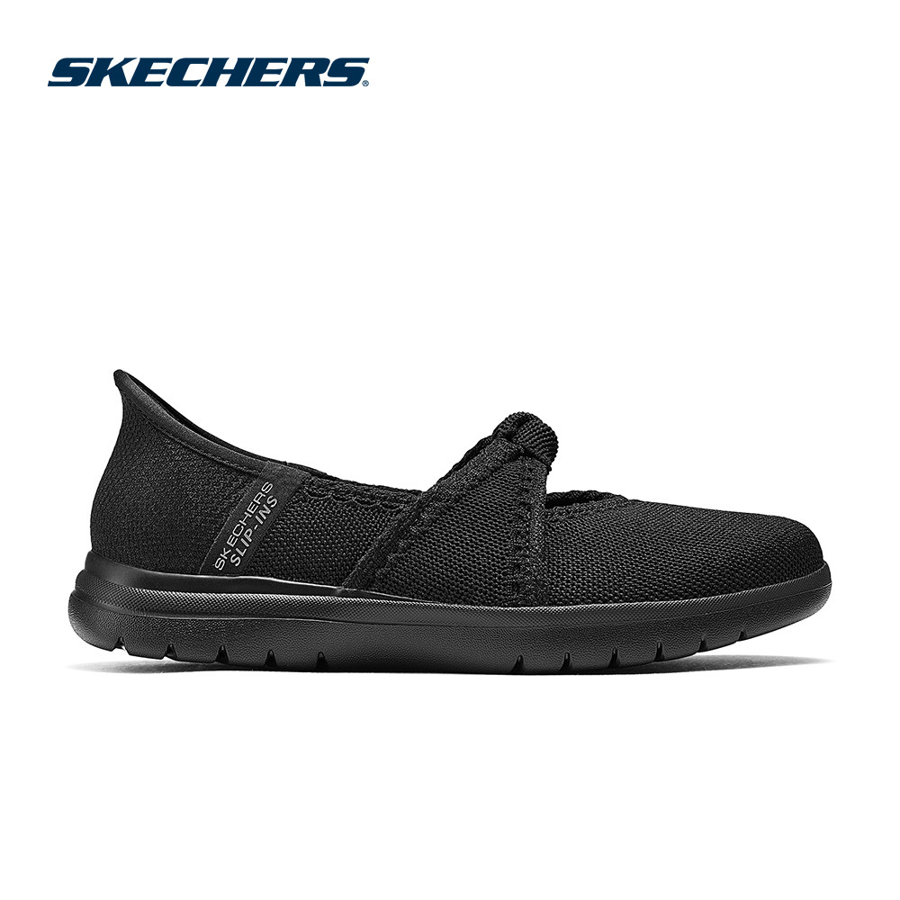 Skechers สเก็ตเชอร์ส รองเท้า ผู้หญิง Slip-Ins On-The-Go Flex Shoes - 138185-BBK