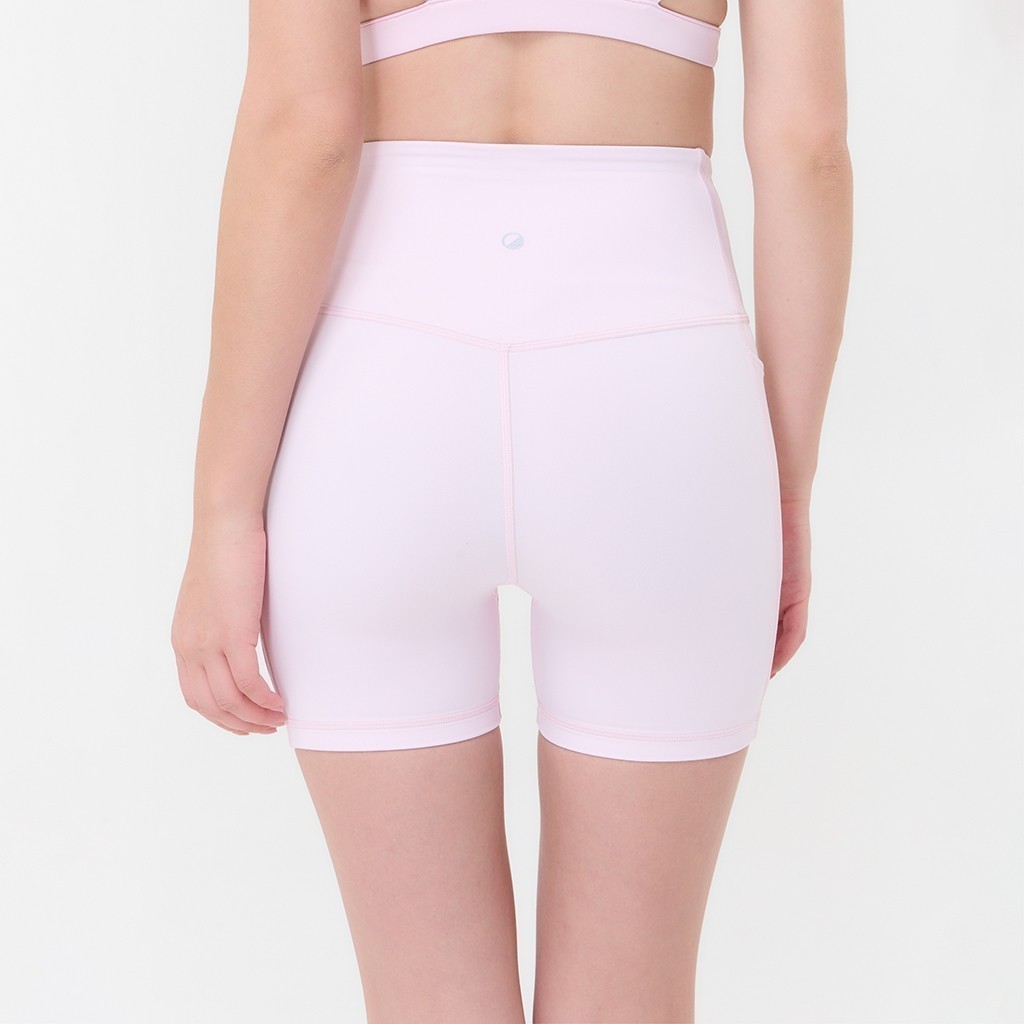 Wakingbee WB Biker (Powder Pink) เลกกิ้งไบค์เกอร์ รุ่นขายดีที่สุด ผ้านุ่มใส่สบาย ยืด 360° แห้งไว กันยูวี เอวสูงมีกระเป๋า