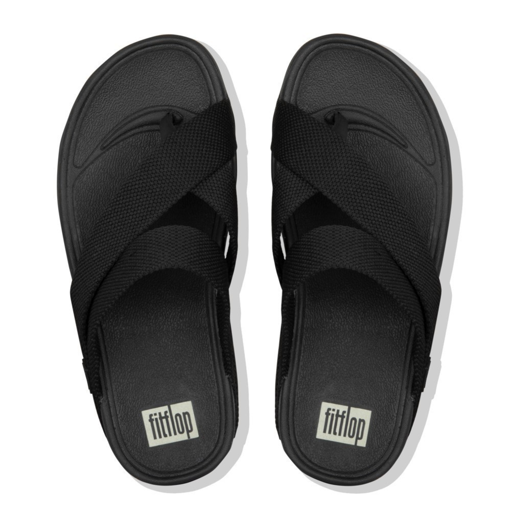 FITFLOP SLING รองเท้าแตะแบบหูหนีบผู้ชาย รุ่น AP9-001 สี Black
