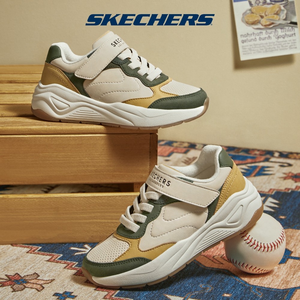 Skechers สเก็ตเชอร์ส รองเท้าเด็กผู้ชาย Boys Street Nova Jogger Shoes - 417100L-NTOL