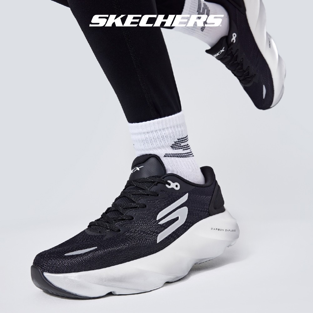 Skechers สเก็ตเชอร์ส รองเท้าผู้ชาย Men Tech Running SKX Aero Burst Shoes - 246210-BKW