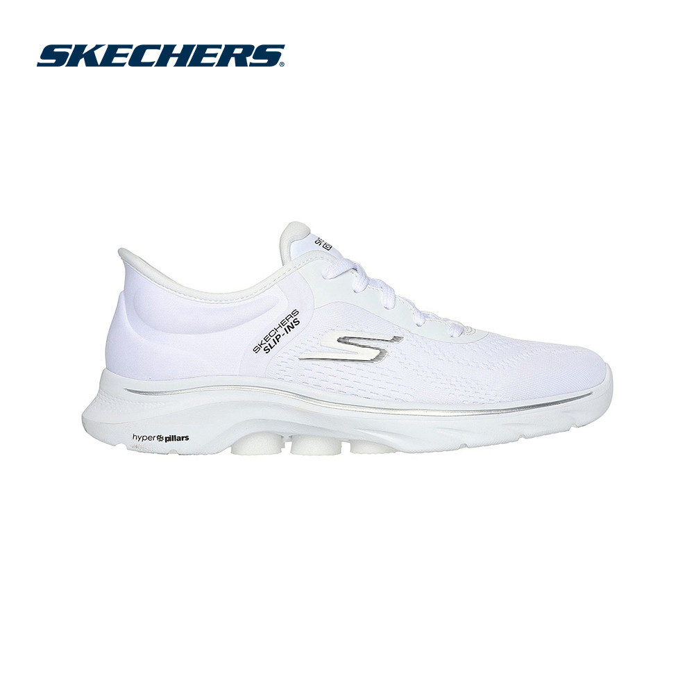 Skechers สเก็ตเชอร์ส รองเท้าผู้หญิง Women Slip-Ins GOwalk 8 Nova Walking Shoes - 125926-NAT Air-Cooled Goga Mat (latest)