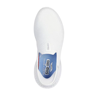 Skechers สเก็ตเชอร์ส รองเท้าผู้หญิง Women Slip-ins GOwalk Max Cushioning Arch Fit Walking Shoes - 125586-WHT (latest)