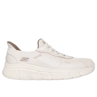 Skechers สเก็ตเชอร์ส รองเท้าลำลองผู้ชาย Men Slip-ins Bobs B Flex Casual Shoes - 118314-NAT Memory Foam