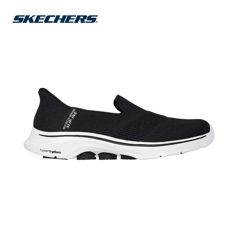 Skechers สเก็ตเชอร์ส รองเท้าผู้หญิง Women GOwalk 7 GOwalk Shoes - 125258-BKW - Air-Cooled Memory Foam