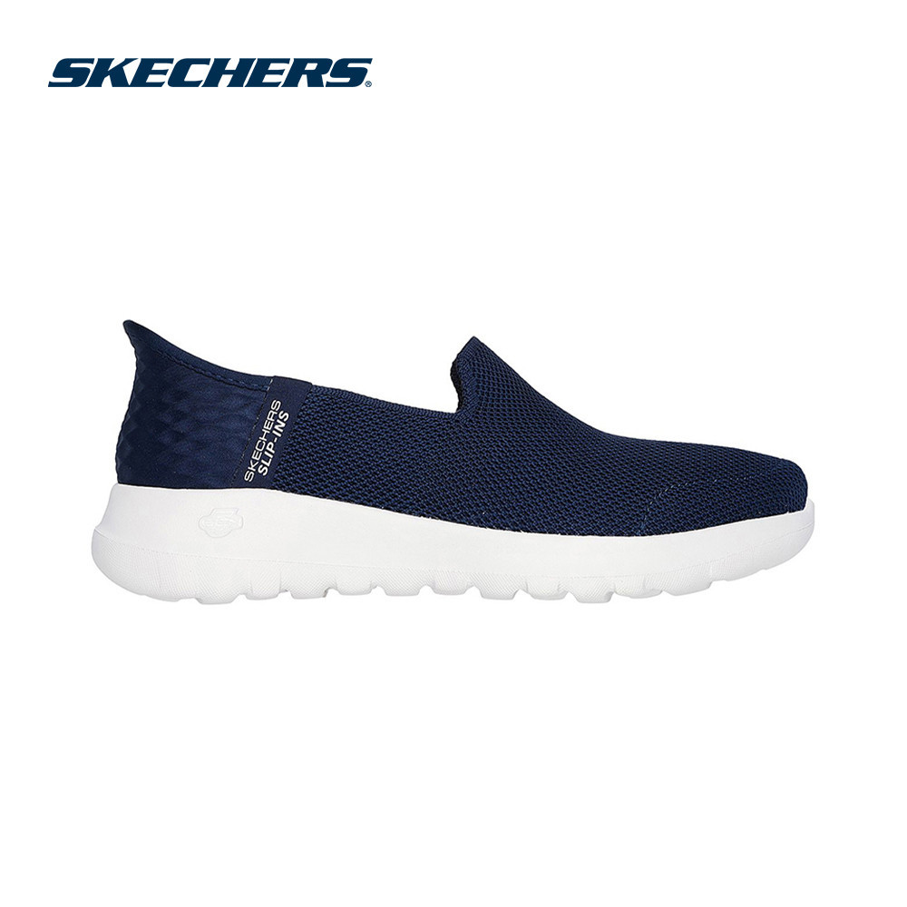 Skechers สเก็ตเชอร์ส รองเท้าผู้หญิง Women Slip-ins GOwalk Joy Vela Walking Shoes- 124641-NVW Air-Coo