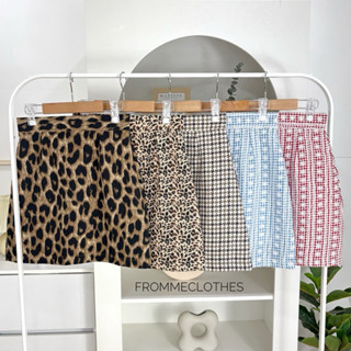 🐯กระโปรงทรงเอลายเสือXS-5XL