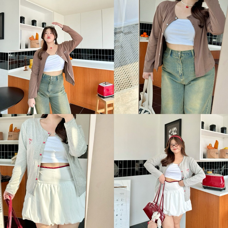 Cascual Jenner Cadigan🩶🎀”คาดิแกนที่สาวอวบต้องมีสุดๆ“