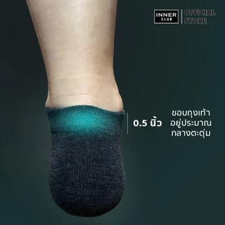 INNERCLUB ถุงเท้า รุ่นTech Premium ทนทานเป็นพิเศษ สวมใส่ได้ยาวนาน แพค 6 คู่ ถุงเท้าใส่สบาย ถุงเท้าข้อสั้น Sock