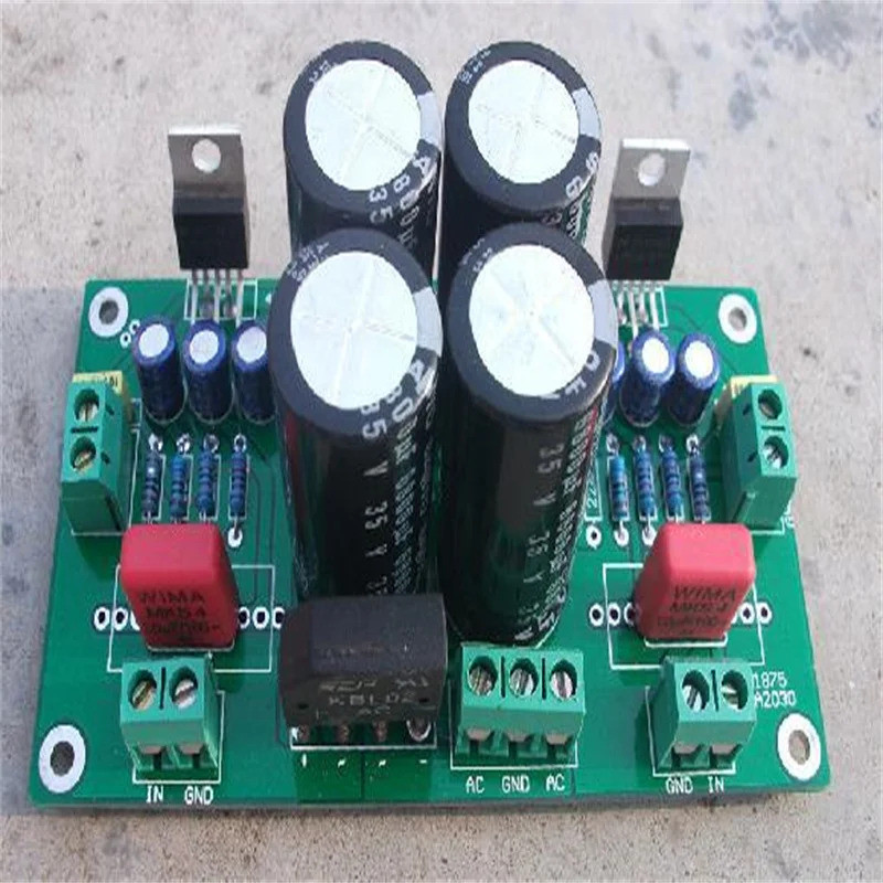 บอร์ดเสร็จสำหรับแอมพลิฟายเออร์ LM1875T