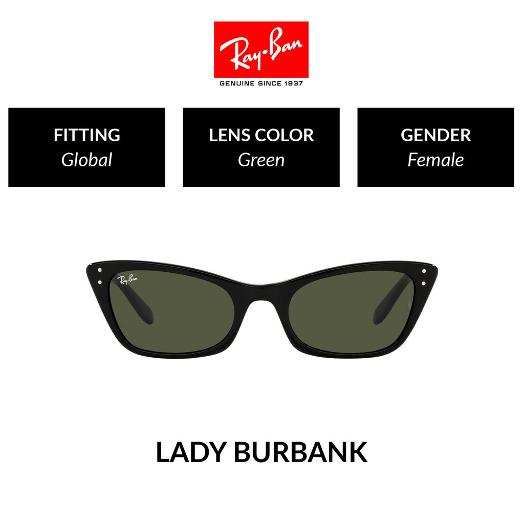 RAY-BAN LADY BURBANK - RB2299 901/31 แว่นกันแดด