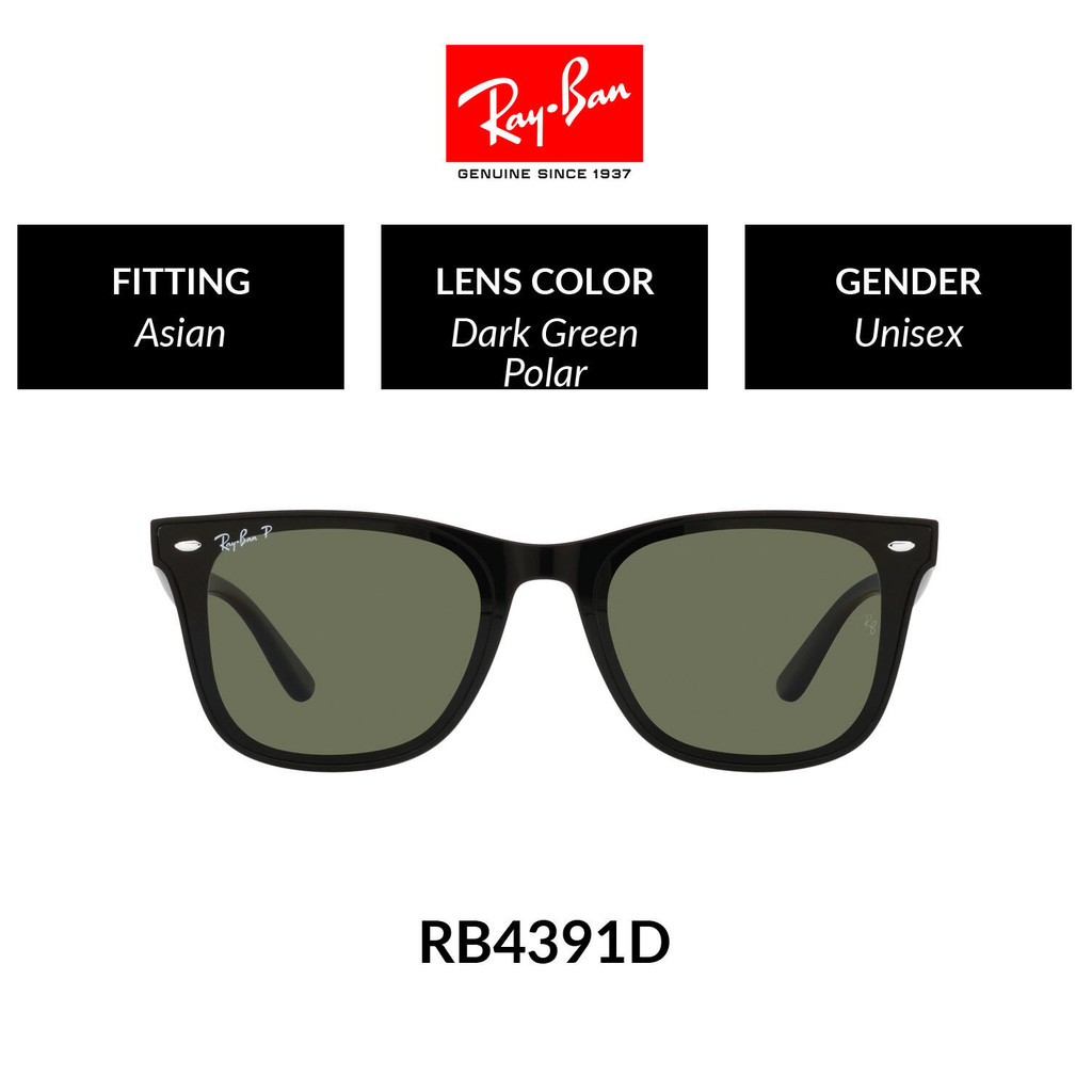 Ray-Ban 0RB4391D 601/9A65 Sunglasses แว่นกันแดด