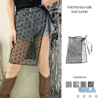 อเนกประสงค์ผ้าลูกไม้กระโปรงผ้าโปร่งส่วนต่อเสื้อตัวต่อเสื้อชิ…