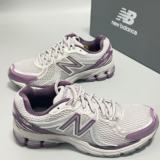 New Balance 860 v2 Y2K Silver-purple sports shoes ของแท้ 100%