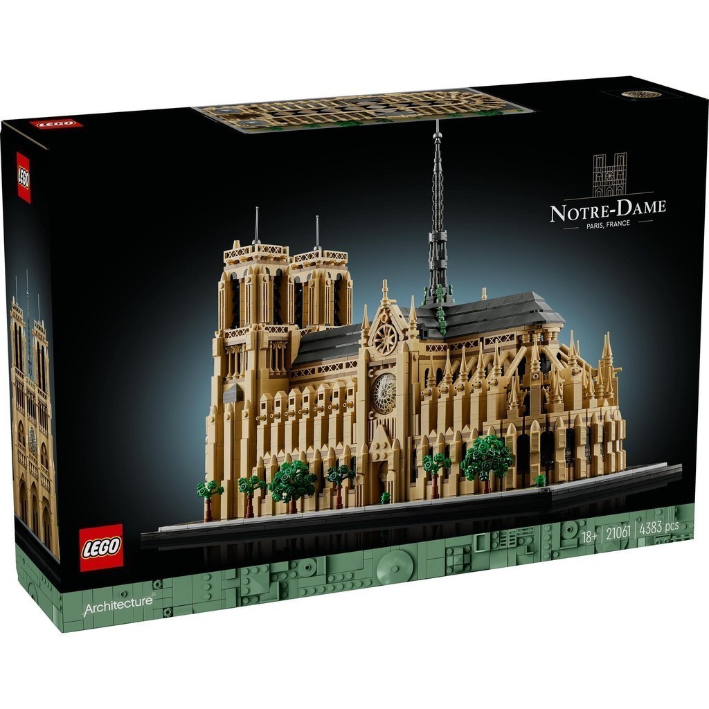 LEGO Architecture ‏21061 نوتردام دي باري (4383 قطعة) — صورة 3
