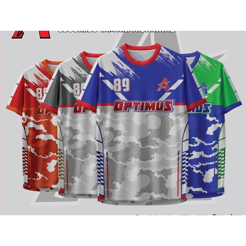 เสื้อพิมพ์ลาย Zone A  รุ่น DPTIMUS  เสื้อกีฬา