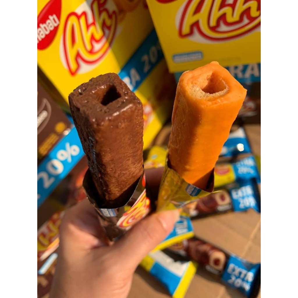 Ahh nabati ขนมข้าวโพดอบกรอบ เคลือบชีส