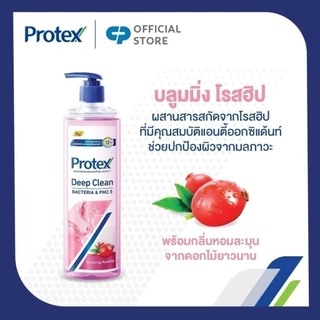[มี 3 แพ็กให้เลือก] เจลอาบน้ำ โพรเทคส์ ดีพคลีน 380 มล. (บลูมมิ่ง โรสฮิป / จอยลี อาไซอิ) Protex Deep Clean 380ml