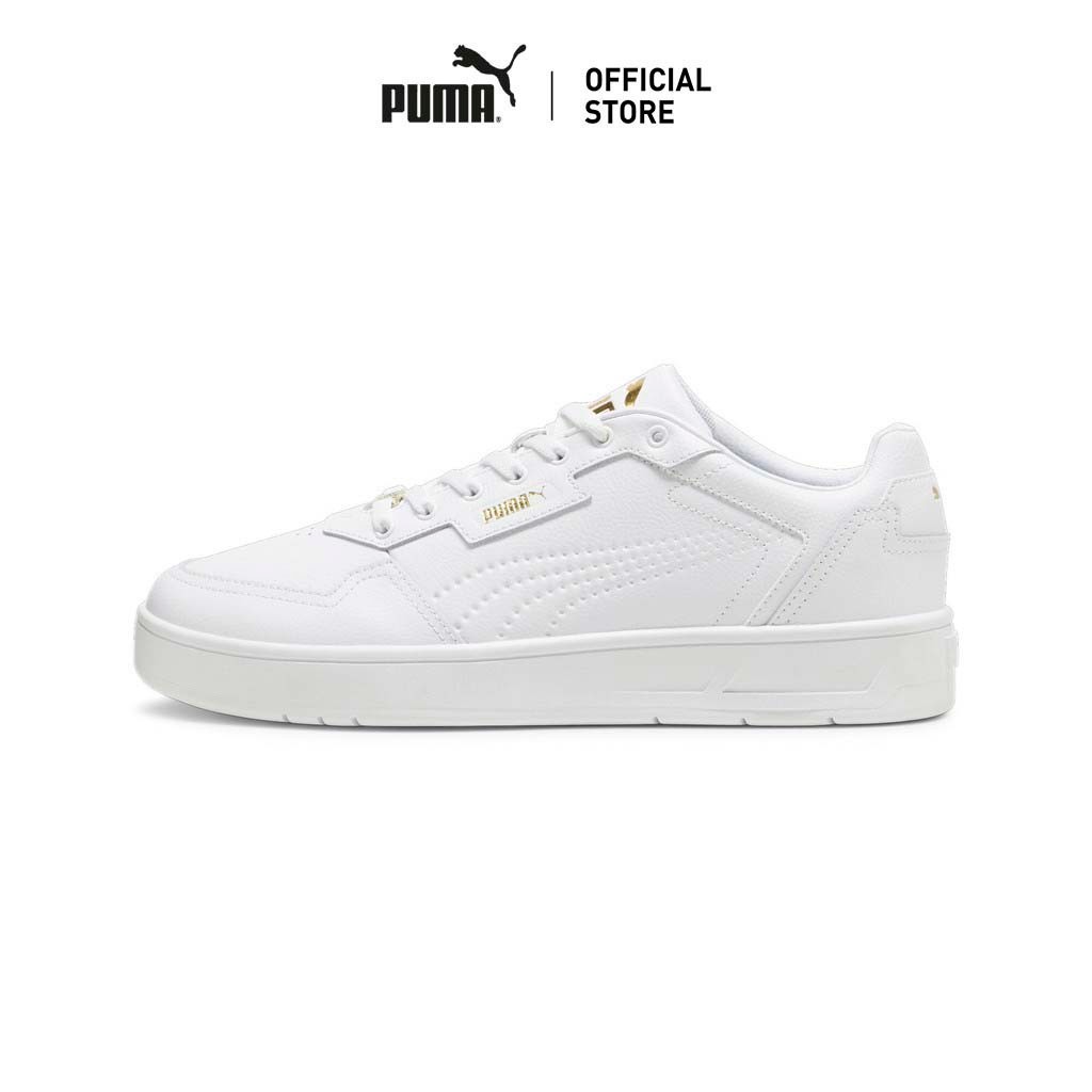 PUMA BASICS - รองเท้าผ้าใบ Court Classic Lux สีขาว - 39501901 ราคาถูก Shopee Lazada
