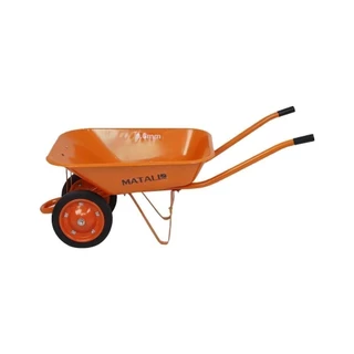 MATALL รถเข็นปูน ล้อคู่ WB6200D สีส้ม จัดส่งโดย HomePro